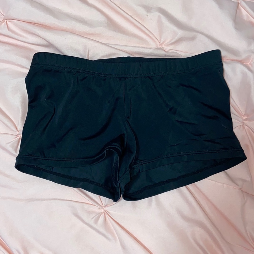 black booty shorts
